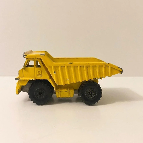 Vintage 1979 Hot Wheels Yellow Construction Dump Truck Mattel Malaysia - Picture 3 of 10